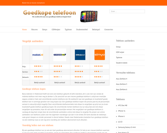 Goedkope Telefoon Logo