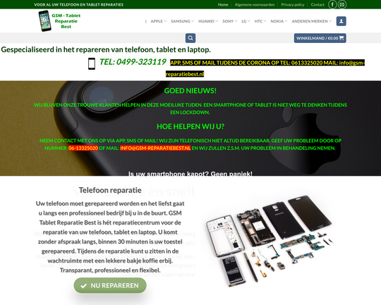 GSM Tablet Reparatie Best Logo