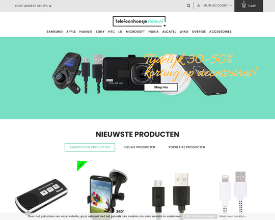 Telefoonhoesjes store Logo